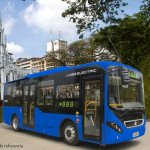 Bus Eléctrico en la Ermita